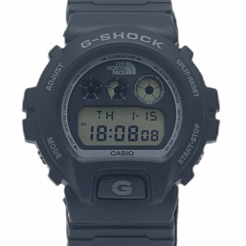 卡西歐 G-Shock、Supreme 和 The North Face DW-6900NS-1JR 三方聯名限量版男士腕錶,樹脂尼龍錶帶,130461-1