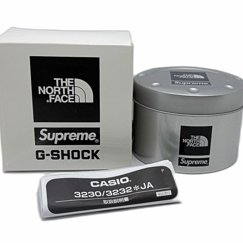 卡西歐 G-Shock、Supreme 和 The North Face DW-6900NS-1JR 三方聯名限量版男士腕錶,樹脂尼龍錶帶,130461-9