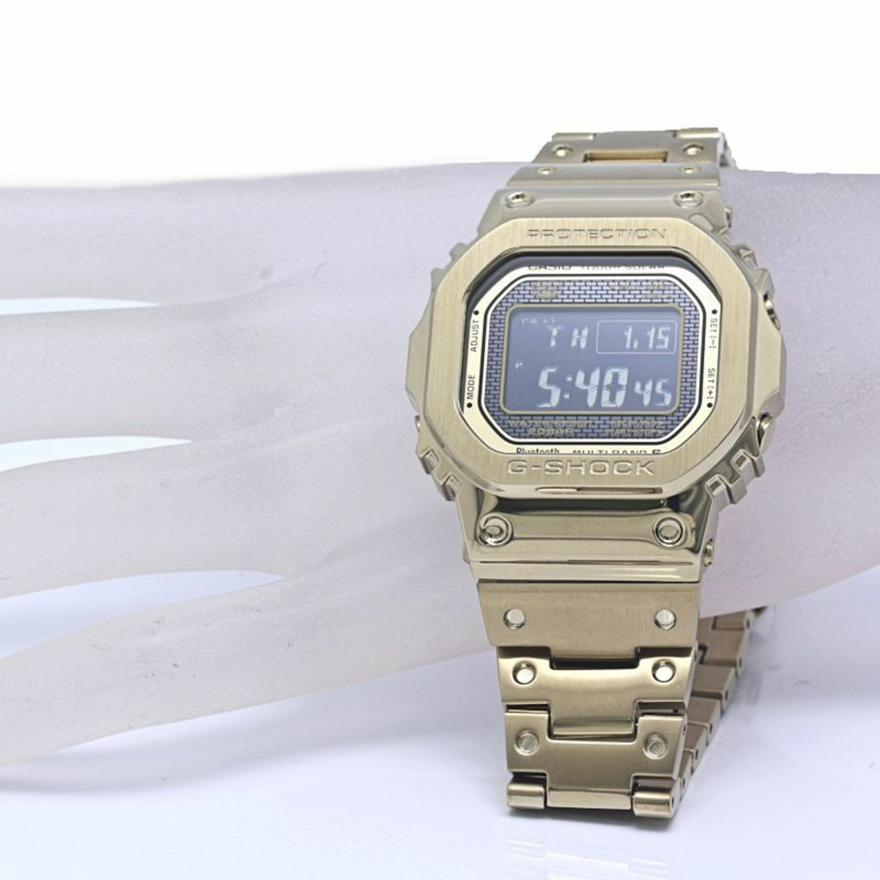 卡西歐 G-Shock 全金屬男士手錶 GMW-B5000GD-9JF，不鏽鋼材質，130459-2