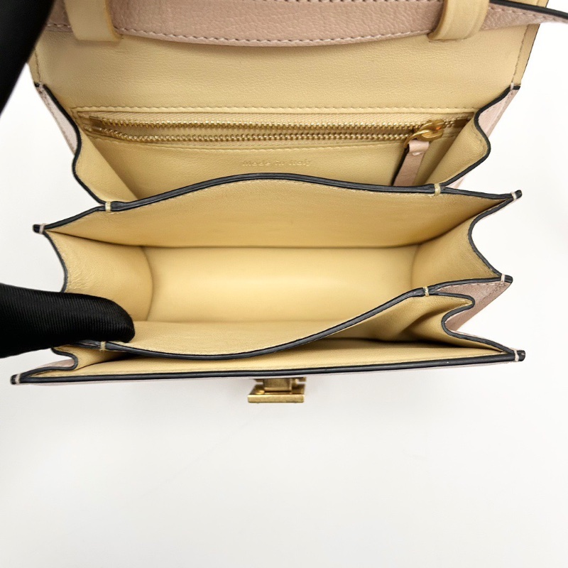 CELINE金扣minibox肩背斜背包豆腐包16*14*6 98新配件塵袋-2