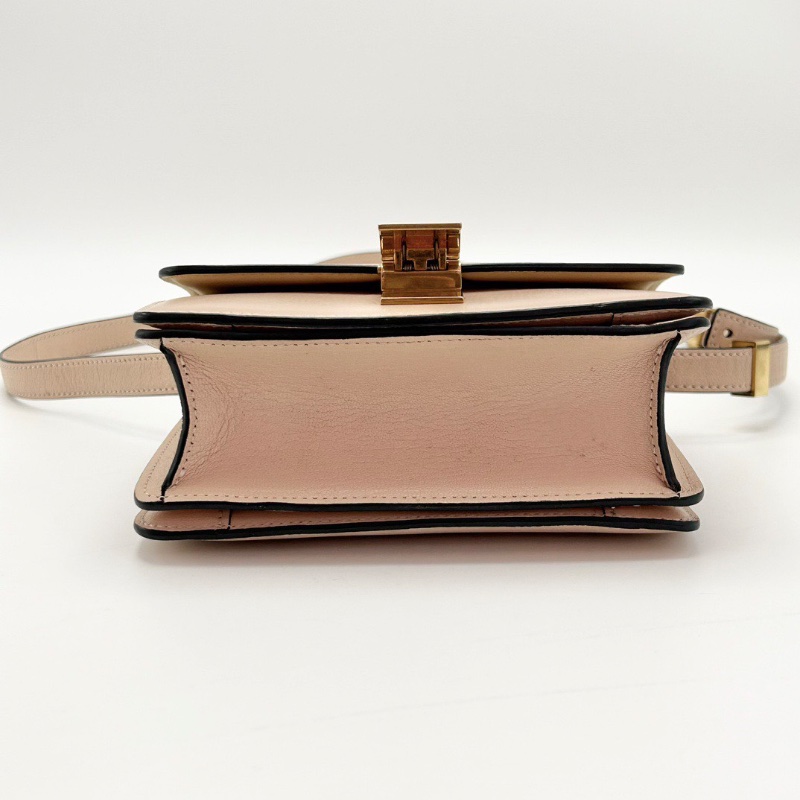 CELINE金扣minibox肩背斜背包豆腐包16*14*6 98新配件塵袋-4