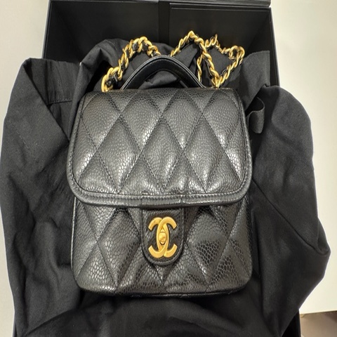 Chanel25A郵差包荔枝皮