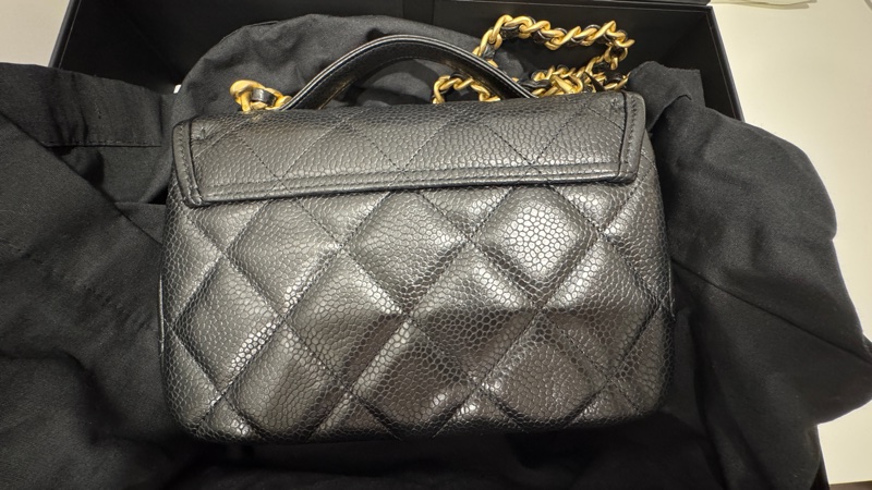 Chanel25A郵差包荔枝皮-1