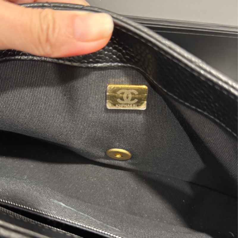 Chanel25A郵差包荔枝皮-4