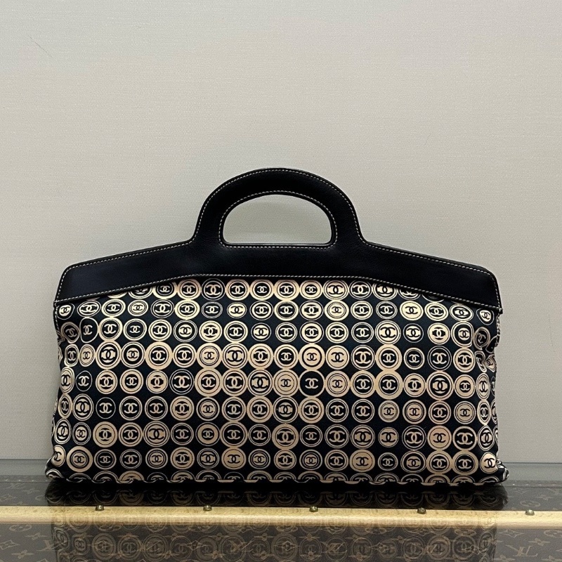 CHANEL 中古錢幣系列手提包46*22*8 98新配件塵袋-1