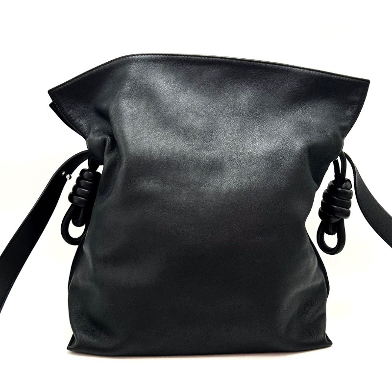 LOEWE黑色Flamenco 福袋肩背斜背包31*36*14 98新配件塵袋-6