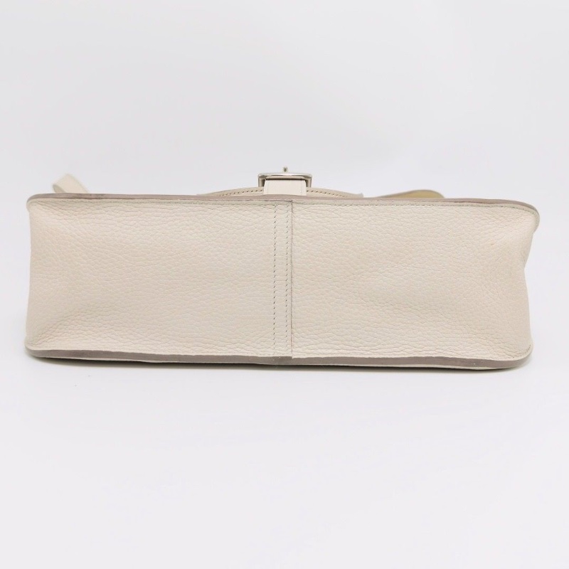 HERMES halzan31奶昔白銀扣手提肩背斜背包31*21*9 98新配件塵袋-4