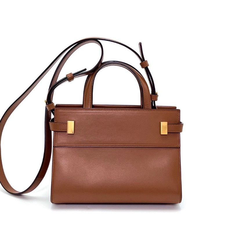 YSL焦糖色曼哈頓小號 手提肩背斜背包21*15*10.5 98新配件塵袋-6