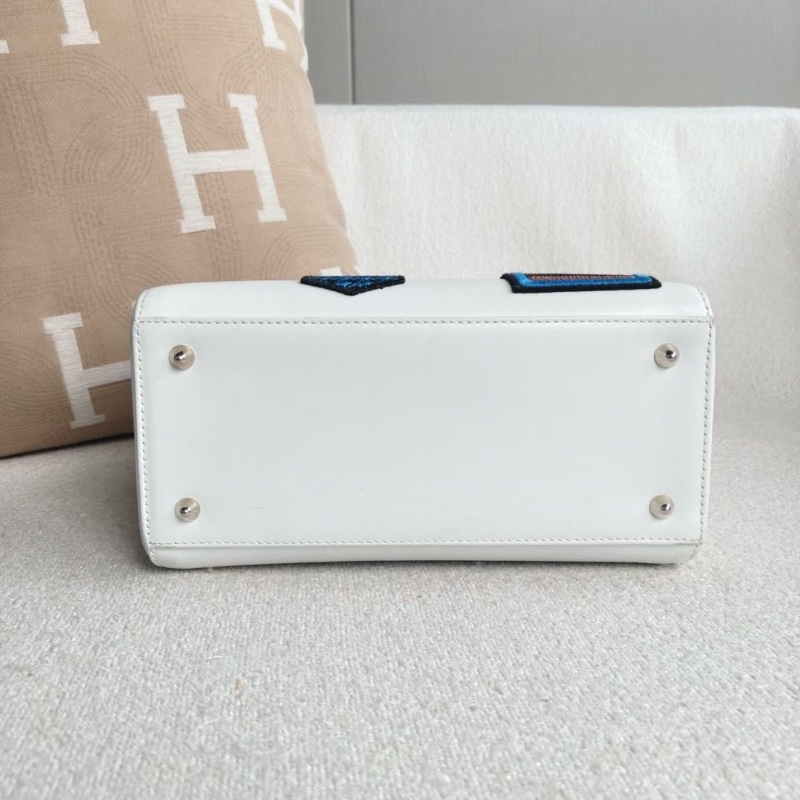 Dior五徽章刺繡限量五格黛妃24*20*12 98新保卡塵袋-3