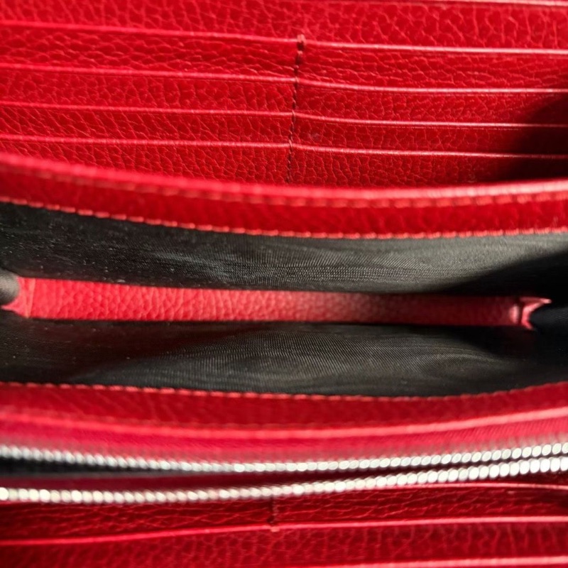 Gucci酒神woc鏈條包 紅色 銀扣 20*15*4 98新配件塵袋-5