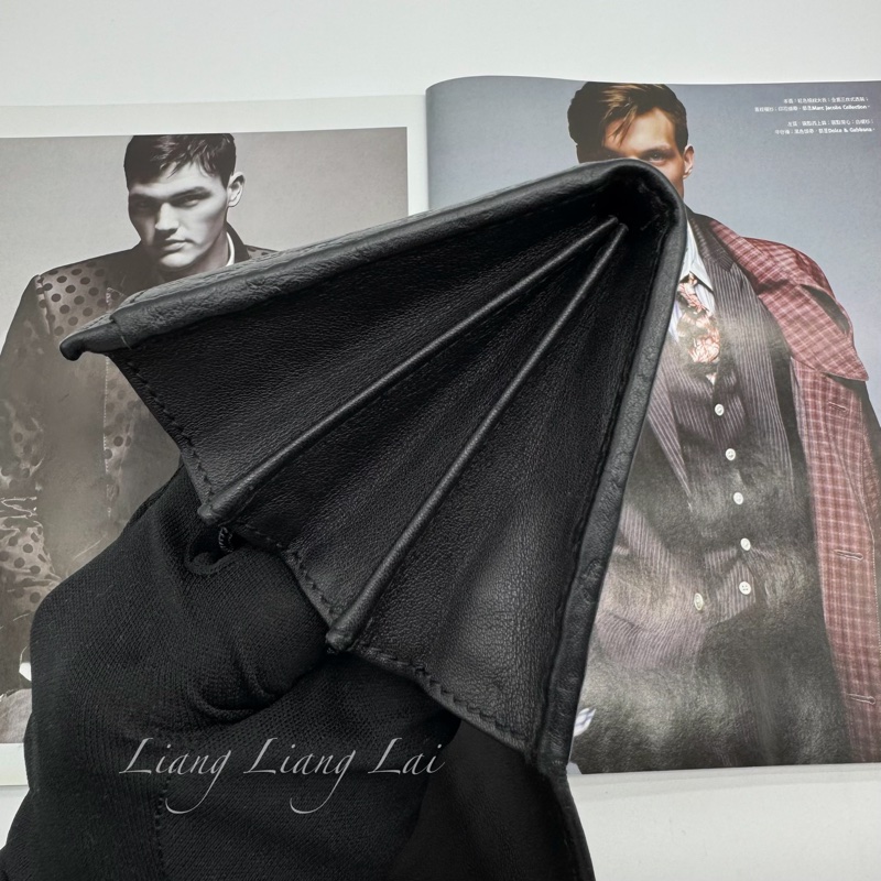 GUCCI 古馳Microguccissima 皮帶扣黑色長夾-14