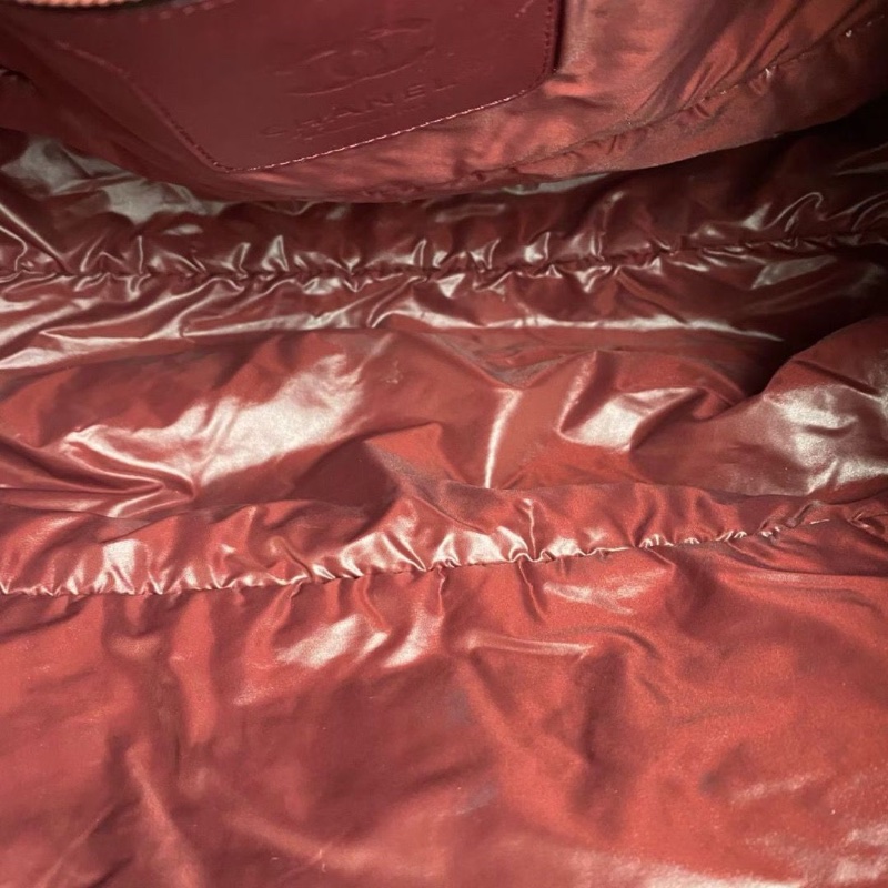 Chanel 黑色羽絨tote托特包27*28*16 99新配件保卡-4