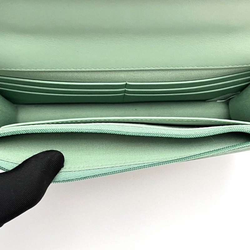 CHANEL236P薄荷綠 彩虹手柄手提肩背斜背包19*12*4 99新配件塵袋-5