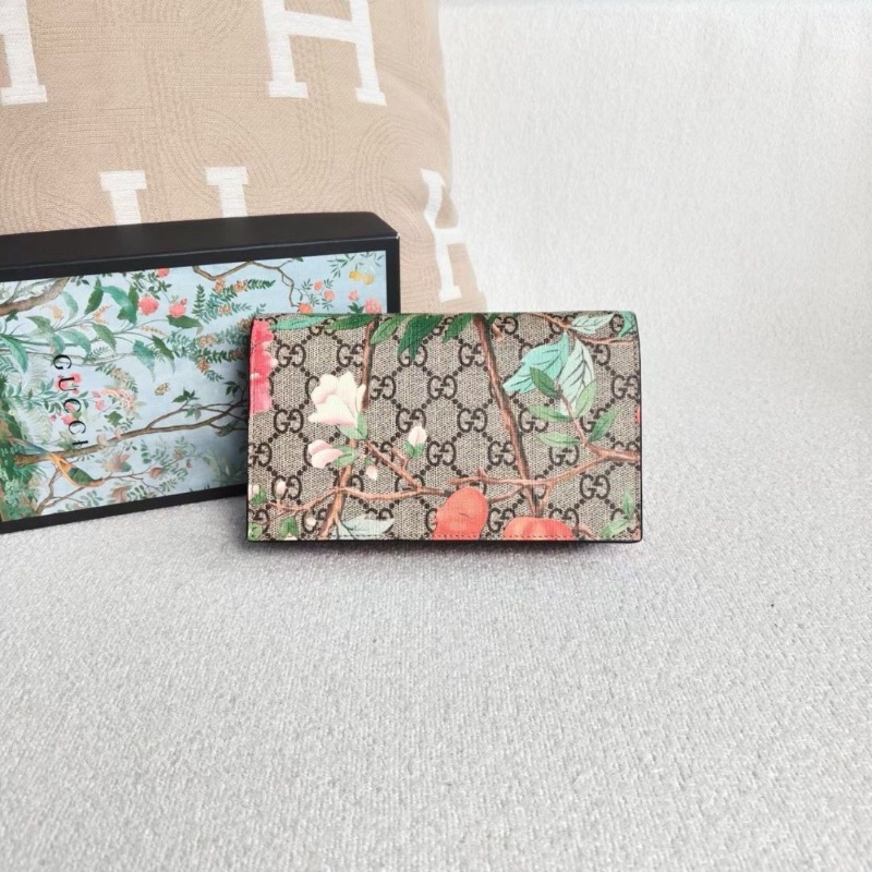 Gucci 老花鳥刺繡鏈條包19*12*3 98新配件盒子塵袋-4