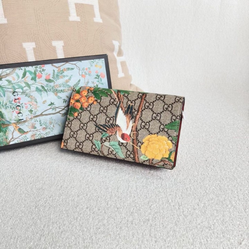 Gucci 老花鳥刺繡鏈條包19*12*3 98新配件盒子塵袋-6