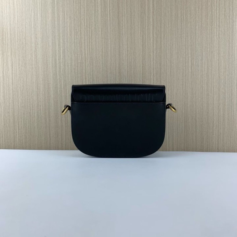 Dior bobby 黑金 全皮小號 馬鞍包️ 18*14*5 98新配件塵袋-4