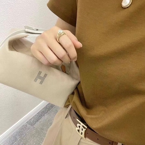 HERMES 拼色 Bride-a-Brac大號飯盒包24*12*15 98新配件購證塵袋