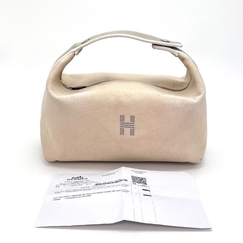 HERMES 拼色 Bride-a-Brac大號飯盒包24*12*15 98新配件購證塵袋-1