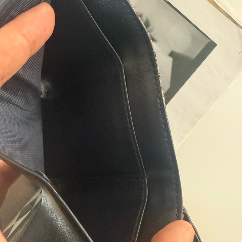 ✔️ 迪奧 CHRISTIAN DIOR SADDLE LOTUS 三折短夾-24