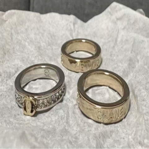 Chanel 2026最新款戒指 3隻1Set