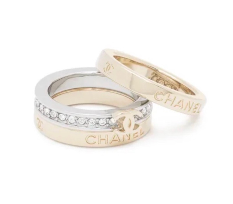 Chanel 2026最新款戒指 3隻1Set-4