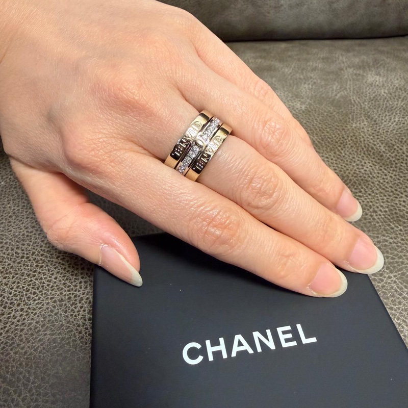 Chanel 2026最新款戒指 3隻1Set-4