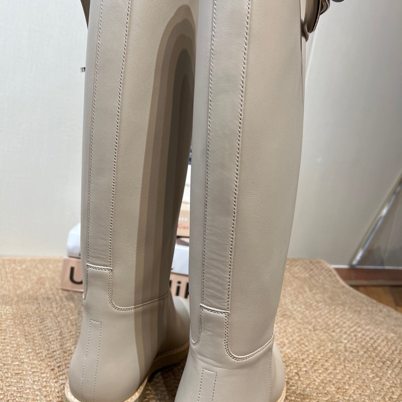 全新❤️HERMES 愛馬仕 Faustine 小牛皮高筒靴 36.5碼-7