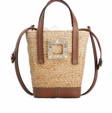 Roger Vivier 女士 草編單肩包均碼碼16cm*6.5cm*17cm-0