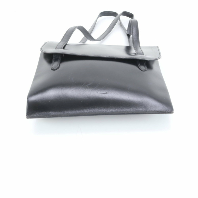 愛馬仕 Hermès 〇I 黑色女士雕花小牛皮單肩包-5