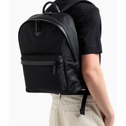 Emporio Armani 男士 拉鍊雙肩包均碼碼33cm*15cm*43cm