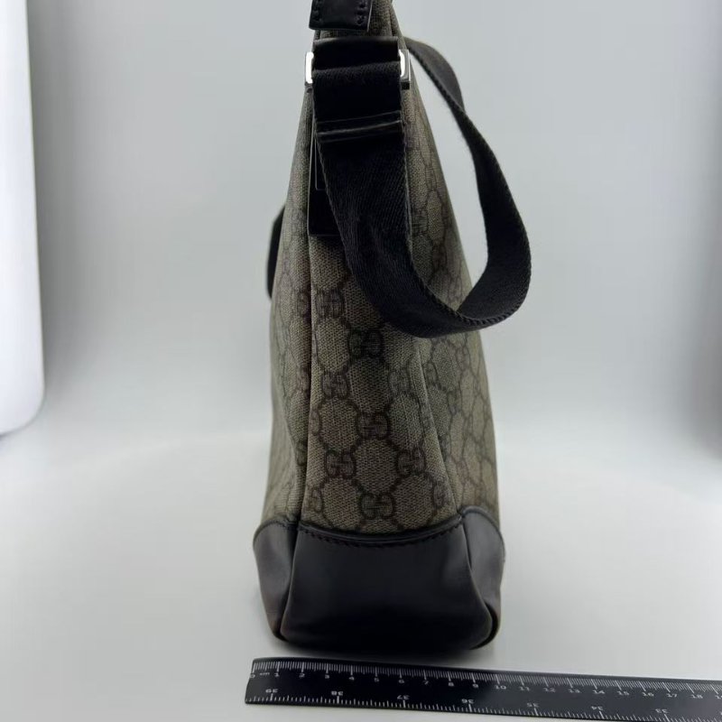 古馳經典雙 G 老花帆布斜挎包-3