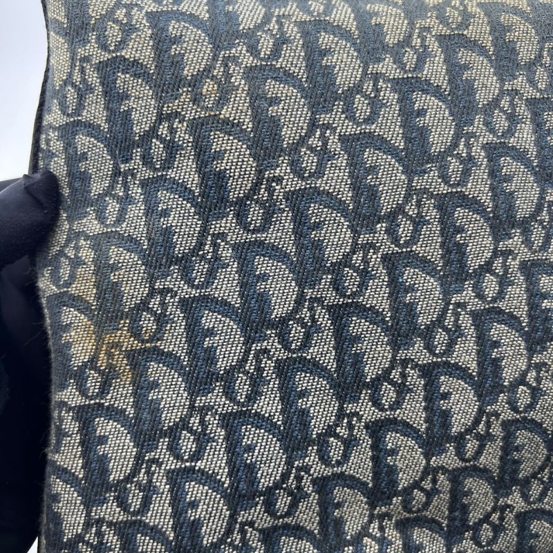 迪奧 Oblique 老花帆布郵差包-21