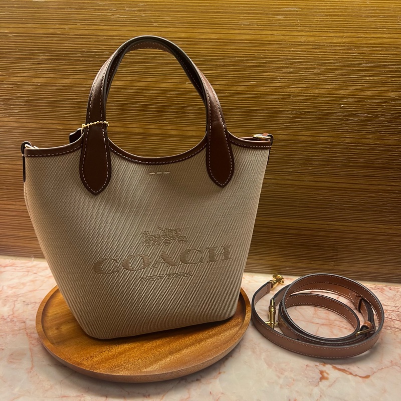 COACH菜籃子水桶包Hanna Bucket Bag-5