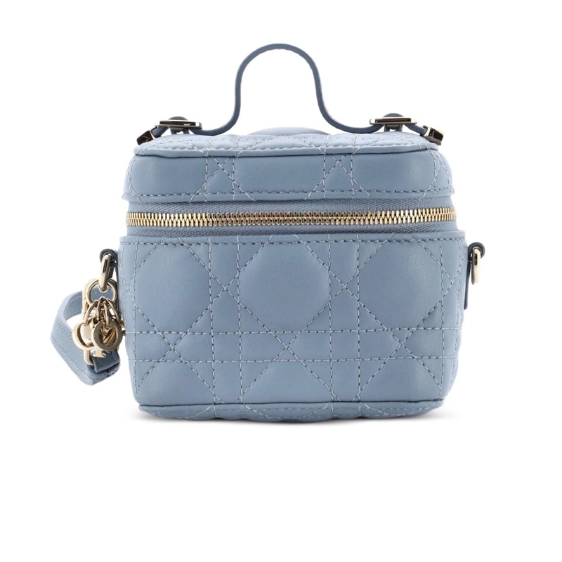 Lady Dior Vanity Case Cannage Quilt Lambskin Micro crossbody bag-5