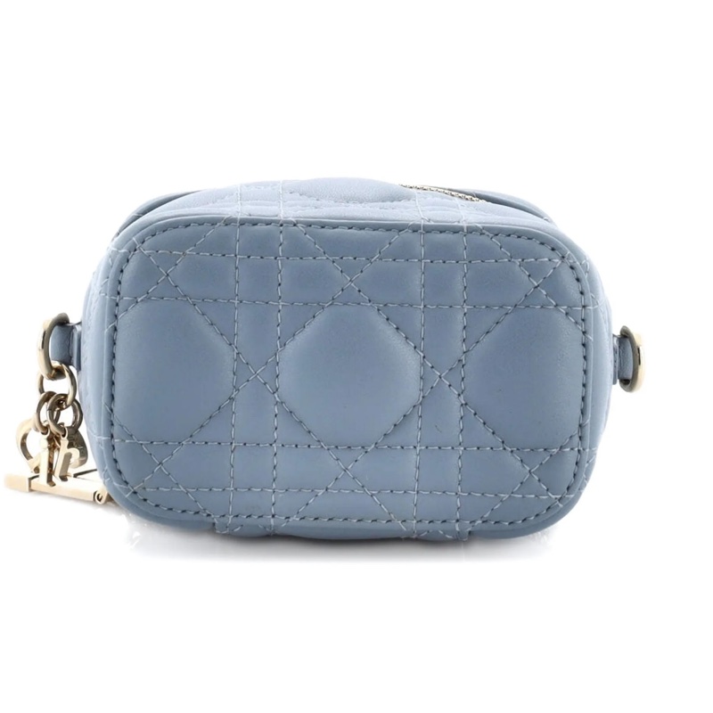 Lady Dior Vanity Case Cannage Quilt Lambskin Micro crossbody bag-7