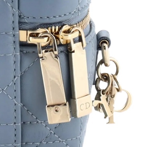 Lady Dior Vanity Case Cannage Quilt Lambskin Micro crossbody bag-10