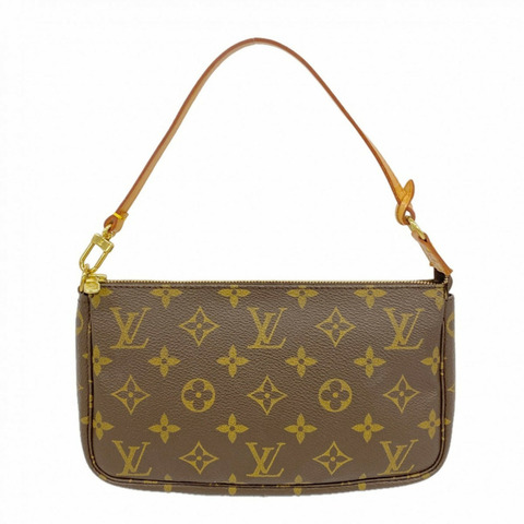 路易威登 Monogram Pochette Accessoires M51980 棕色女士包/手拿包