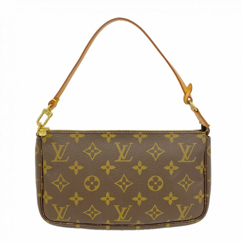 路易威登 Monogram Pochette Accessoires M51980 棕色女士包/手拿包-0