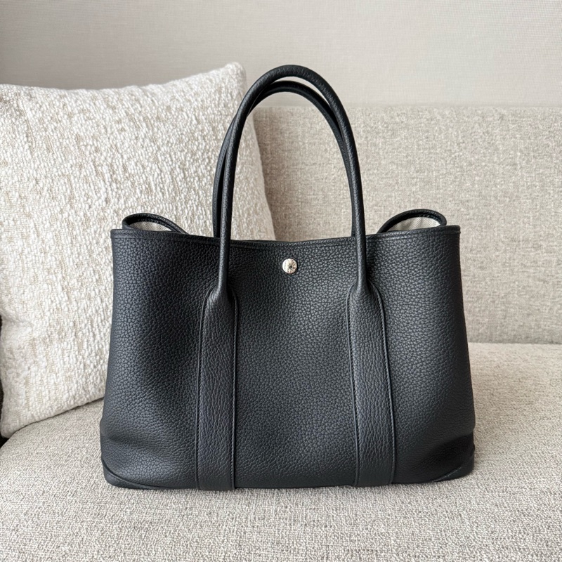 Hermes Garden Party 36cm 黑色 花園包 Z刻-1