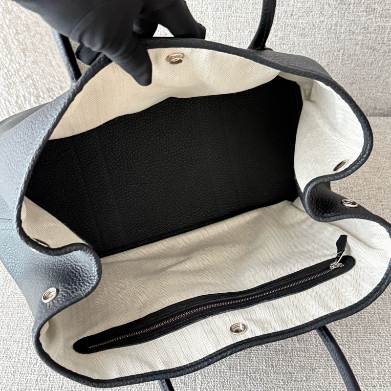 Hermes Garden Party 36cm 黑色 花園包 Z刻-5