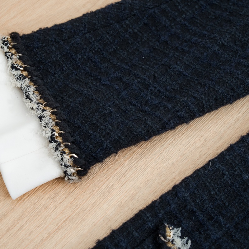 ❤️CHANEL 明星同款 經典外套 精緻雙C紐扣-6