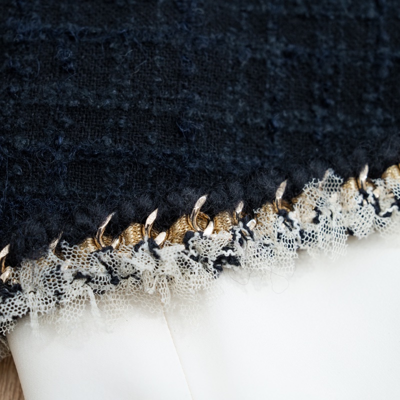 ❤️CHANEL 明星同款 經典外套 精緻雙C紐扣-8