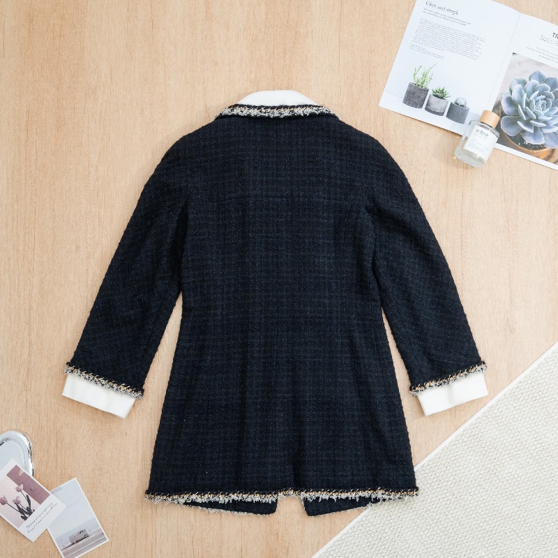 ❤️CHANEL 明星同款 經典外套 精緻雙C紐扣-9