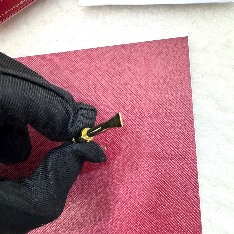 卡地亞帶鑽手環Cartier LOVE 18金寬版4顆鑽石手環B6035917-19