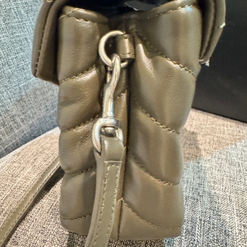 Saint Laurent YSL Loulou Small 小牛皮 肩背包 深卡其綠2018|附原盒-4