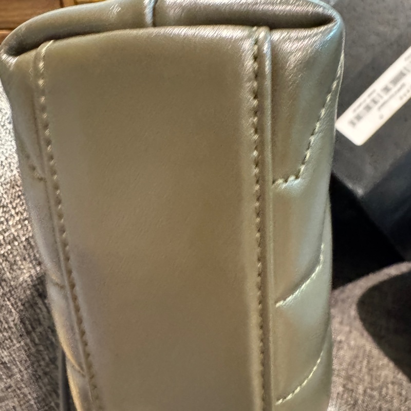 Saint Laurent YSL Loulou Small 小牛皮 肩背包 深卡其綠2018|附原盒-10