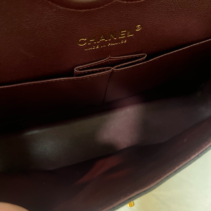 ෆ Chanel cf25黑金荔枝 保卡🈶購證-13