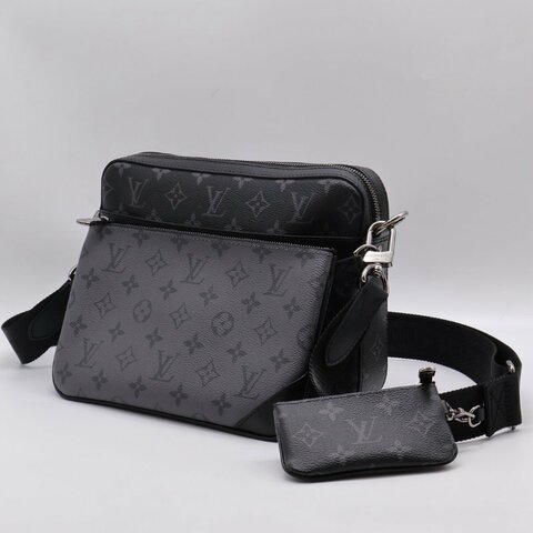LOUIS VUITTON Trio三合一黑武士郵差包