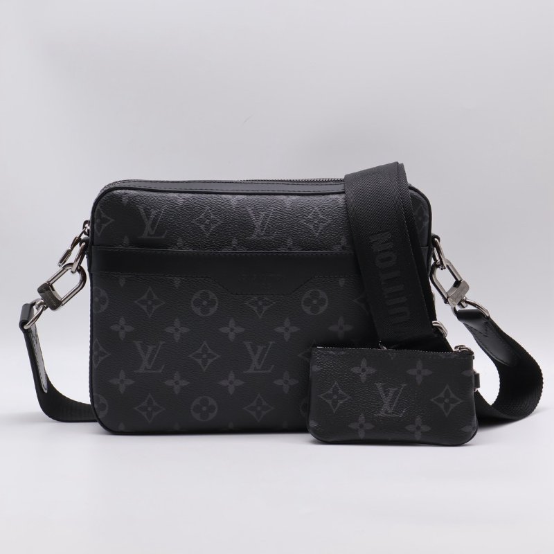 LOUIS VUITTON Trio三合一黑武士郵差包-2
