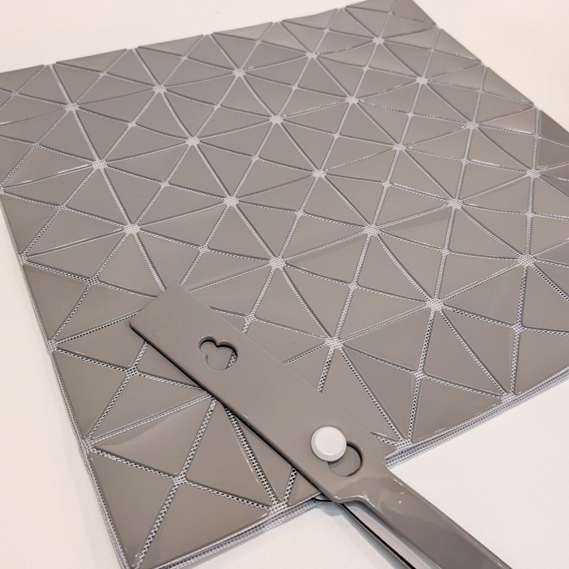 「少用閒置品」Isset miyake三宅一生BaoBao六格灰色手提包 二手高標97新-4